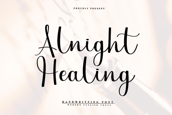 Alnight Healing: A Font That Elevates Brand Identity