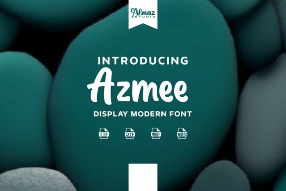 Azmee: A Playful Font for Editorial Expression