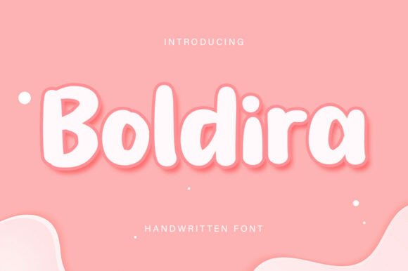 Boldira: A Handwritten Font for Editorial Warmth and Character