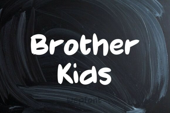 Brother Kids: A Font That Brings Childhood Joy to Your Brand