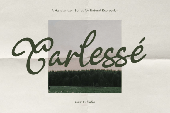 Carlessé: A Script Font for Campaign Creativity