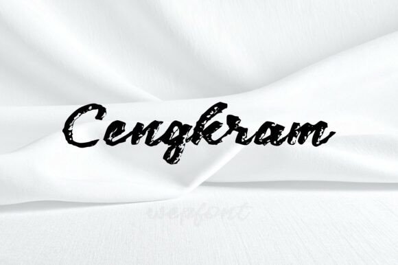 Cengkram: A Script Font for Modern Branding