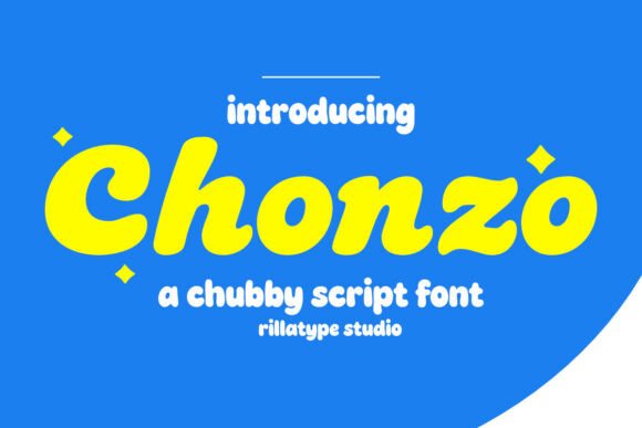 Chonzo: A Playful Script Font for Web Design