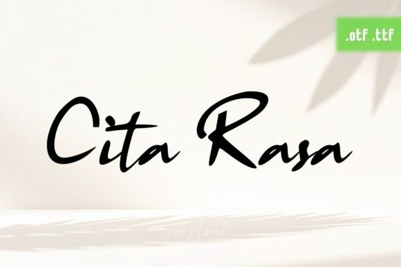 Cita Rasa: The Script Font That Elevates Your Digital Brand