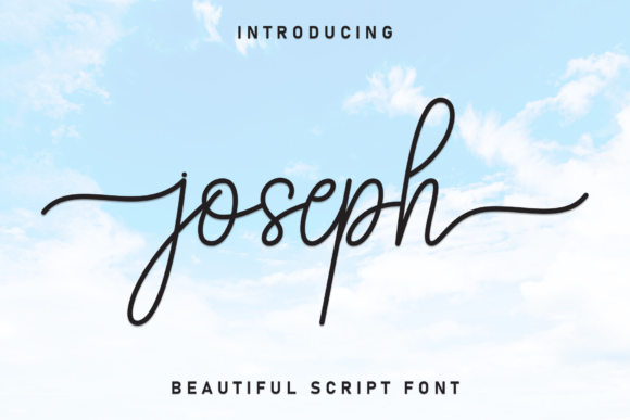 Joseph: A Playful Typeface for Branding Projects
