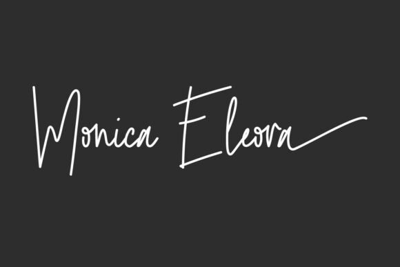 Monica Eleora: A Script Font for Campaigns That Speak with Grace