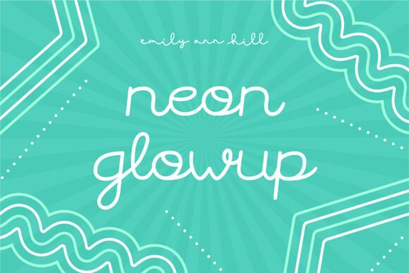 Neon Glowup: A Font That Brings Your Brand to Life