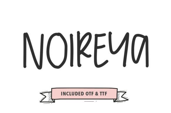 Noireya: The Bold Script Font for Impactful Digital Design