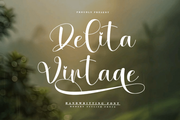 Relita Vintage: A Timeless Script Font for Crafters and Designers