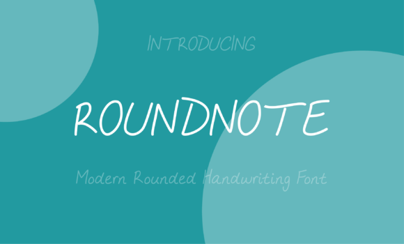 Roundnote: A Font That Feels Like Handwritten Craft