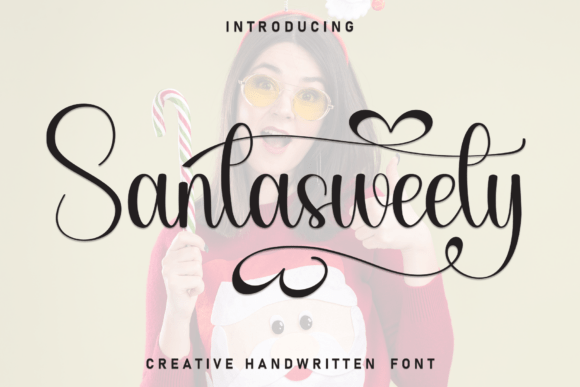Santasweety: A Festive Script Font for Crafters and Designers