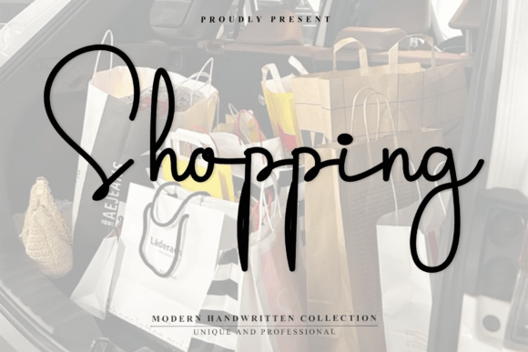 Shooping: A Font That Adds Personality to Your Campaigns
