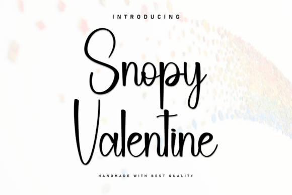 Snopy Valentine: A Beautiful Font for Digital Design