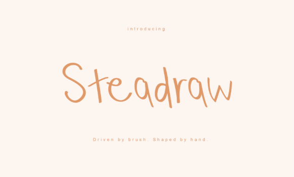 Steadraw: A Script Font for Authentic Digital Design