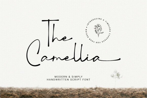 The Camellia Font: A Modern Script for Handmade Magic